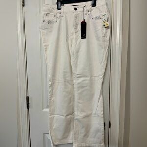 White Earl Jeans size 14 petite